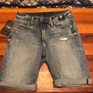 Women’s Silver Jeans Shorts